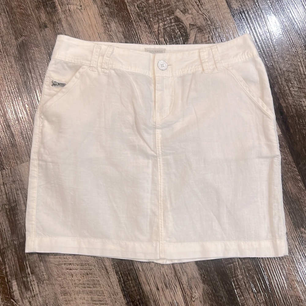 Converse One Star linen skirt sz 4